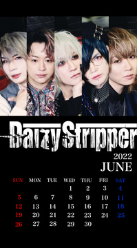 DaizyStripper待受カレンダー 2022.6